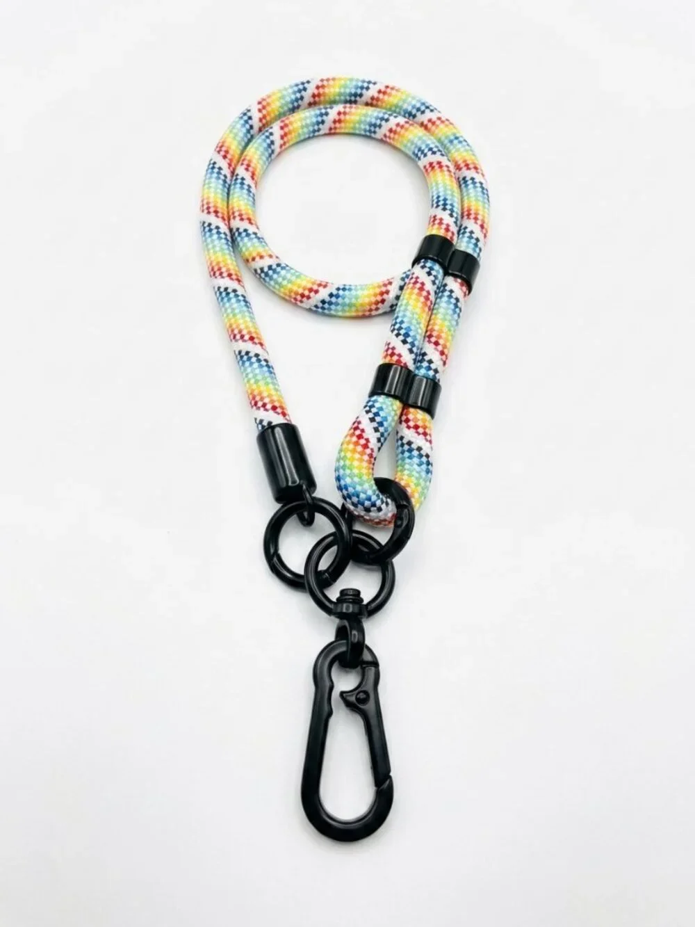 Rainbow Phone Leash Rope Style Lanyard